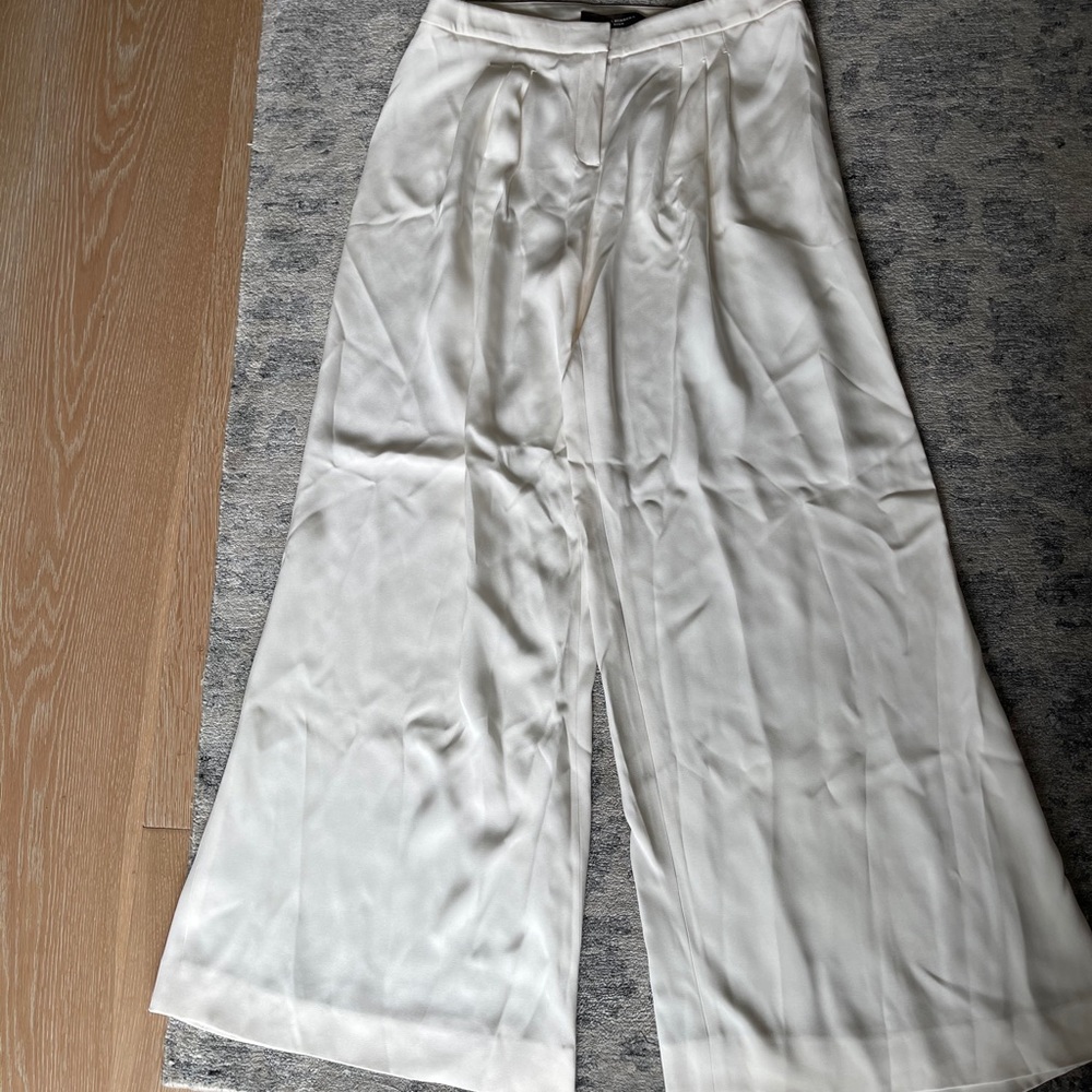 Silk trousers